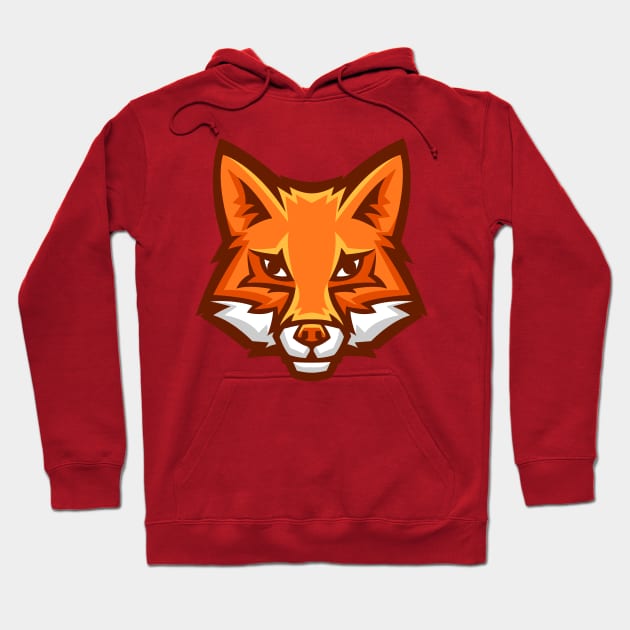 Fox head Hoodie by Paul Andrew